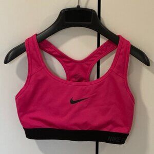 Nike sports bra pink L